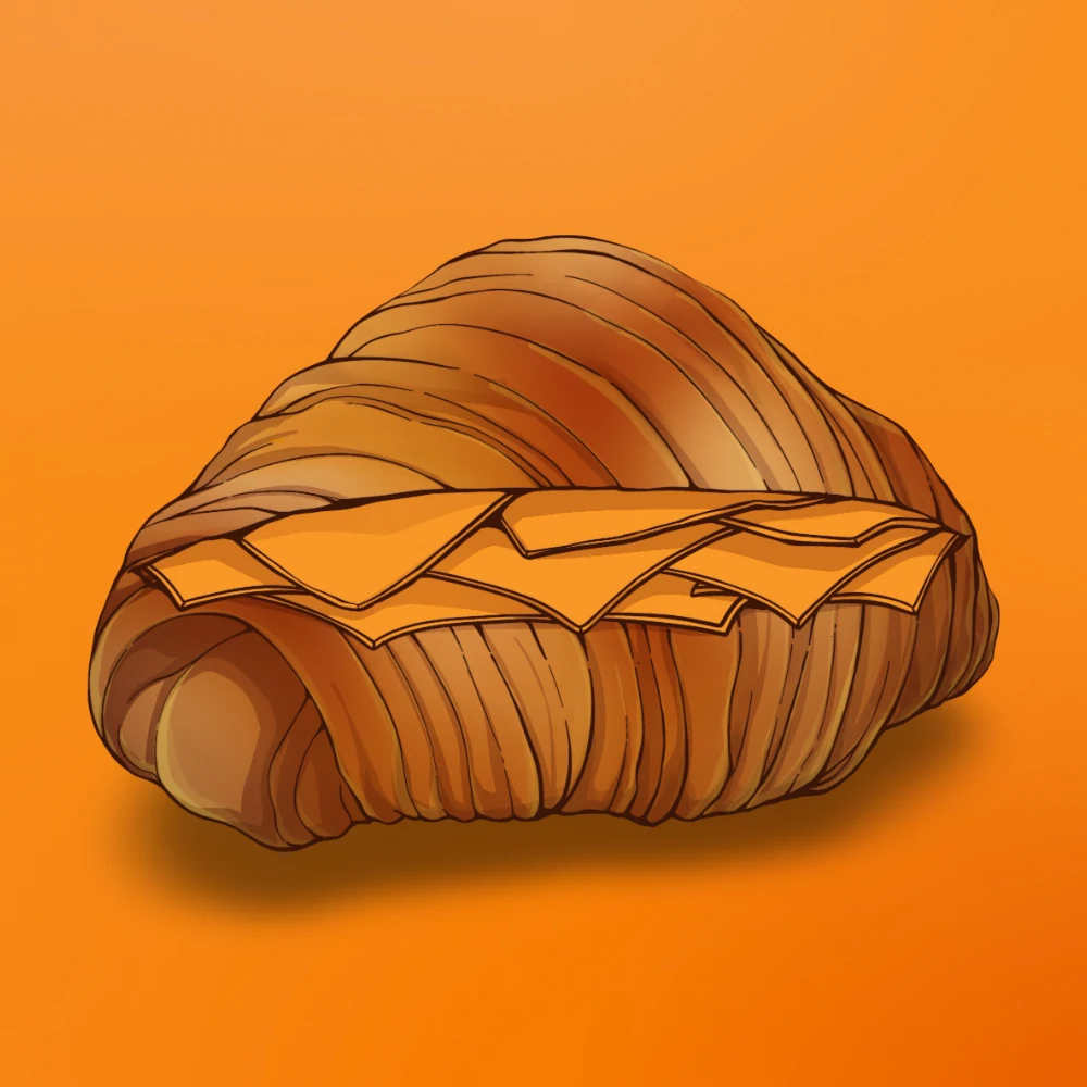 Croissant Cheese at Snack Global in Kata Beach