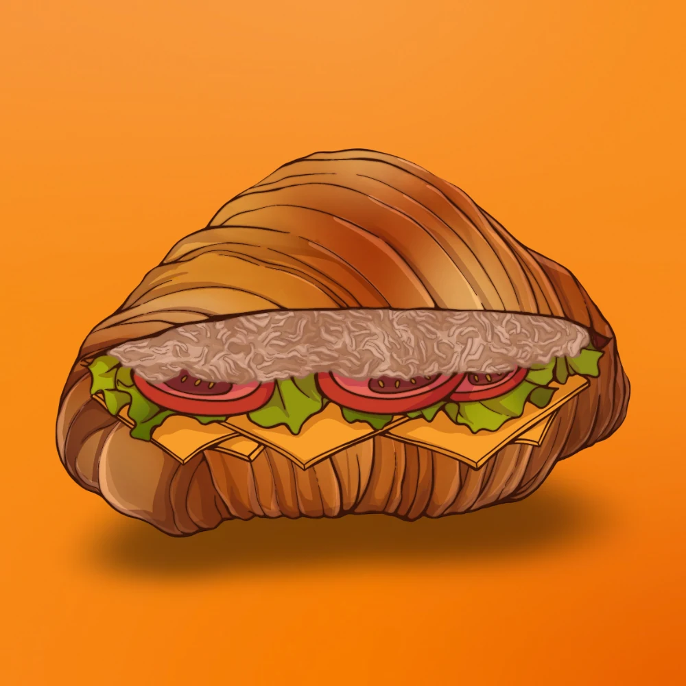 Croissant Tuna Mayo at Snack Global in Kata Beach