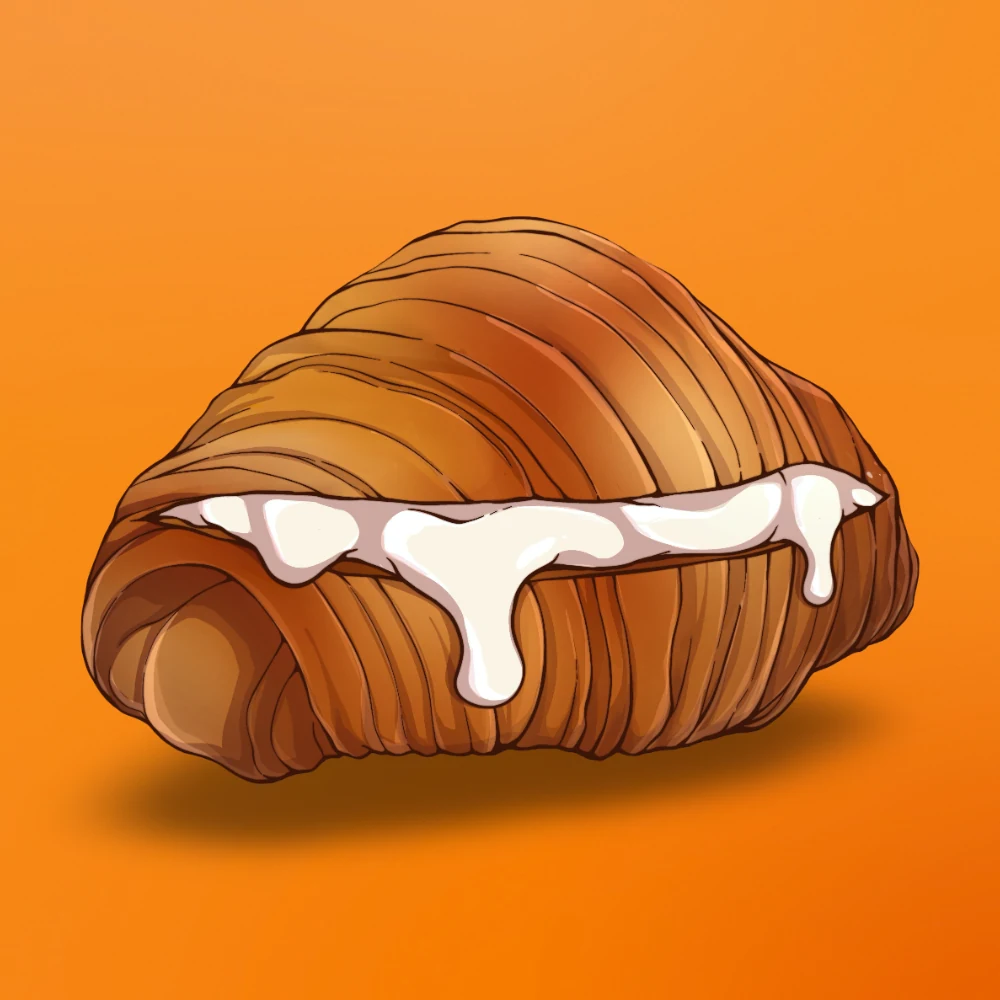 Croissant White Chocolate at Snack Global in Kata Beach