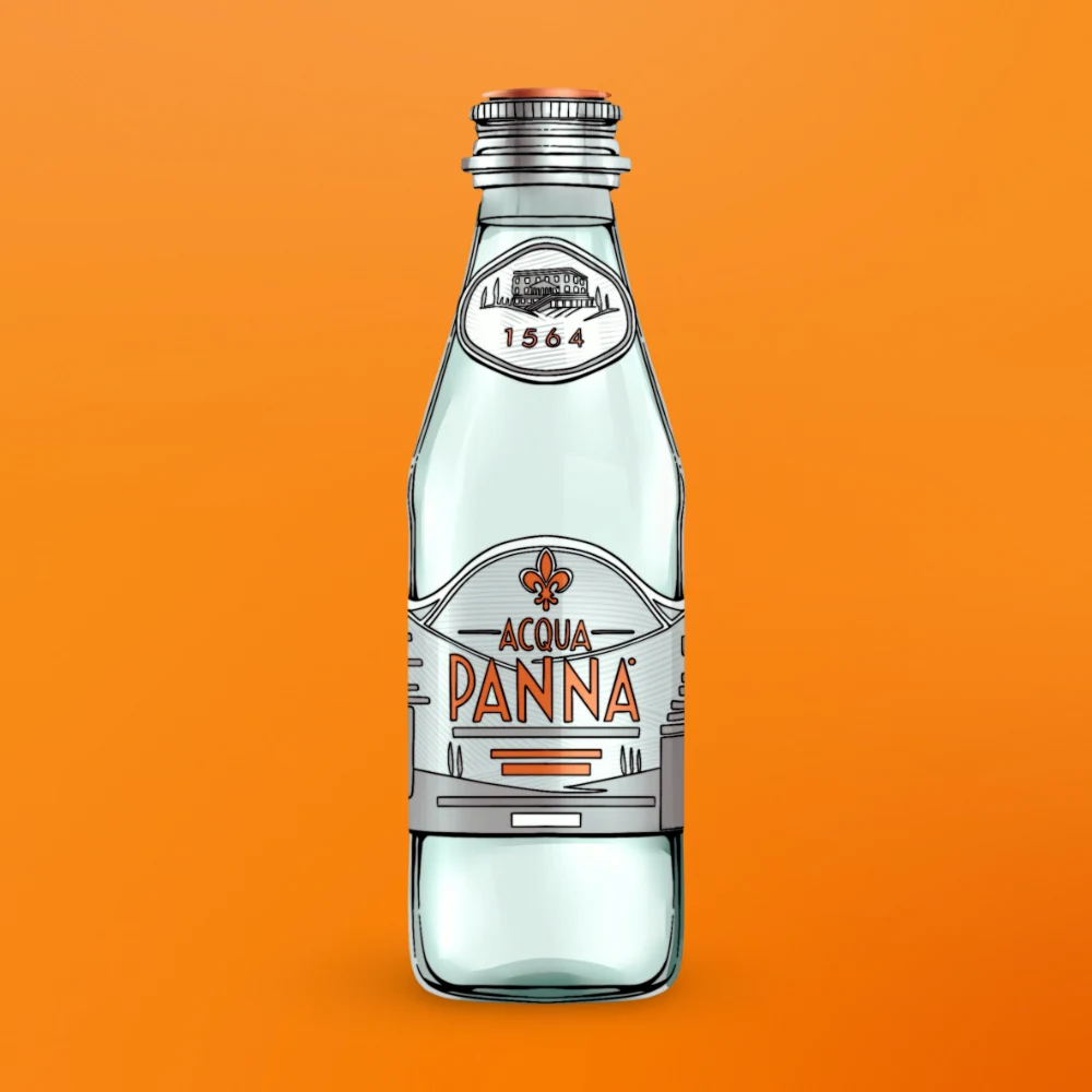 Acqua Panna 250 ml at Snack Global in Kata Beach