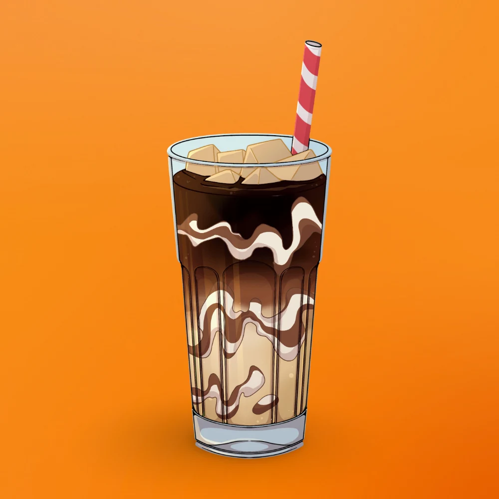 Iced Kinder Latte at Snack Global in Kata Beach
