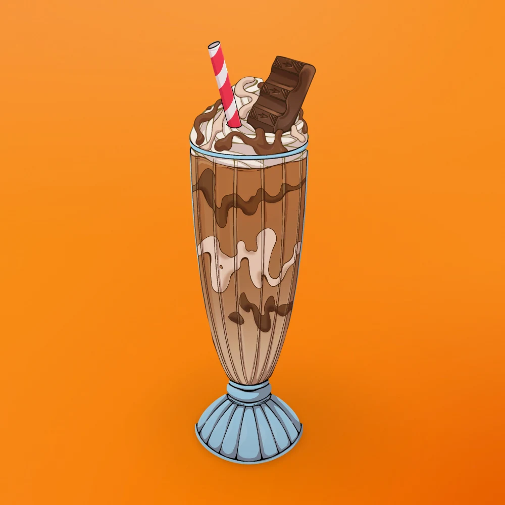 Kinder Milkshake at Snack Global in Kata Beach