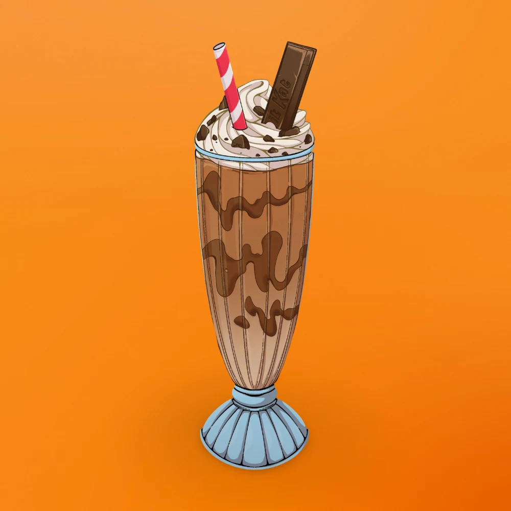 KitKat Milkshake at Snack Global in Kata Beach