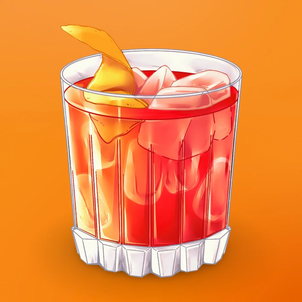 Negroni at Snack Global in Kata Beach