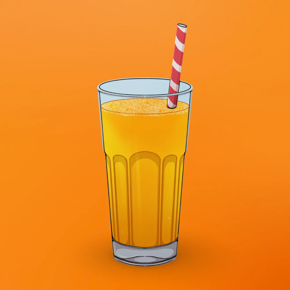 Orange Juice at Snack Global in Kata Beach