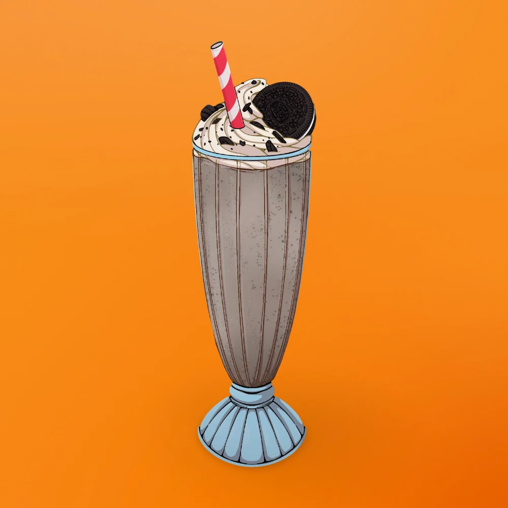 Oreo Milkshake at Snack Global in Kata Beach