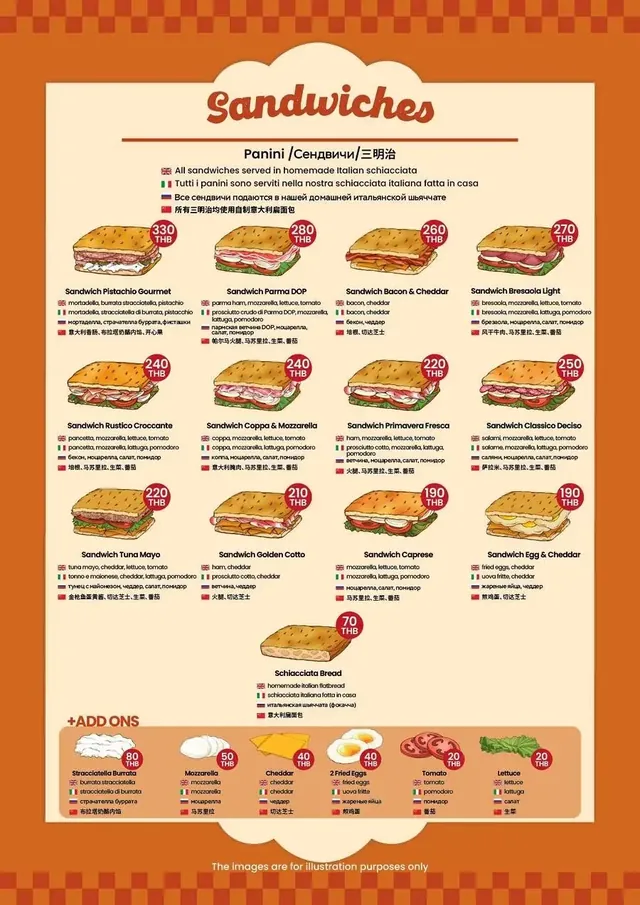 Snack Global menu page 2