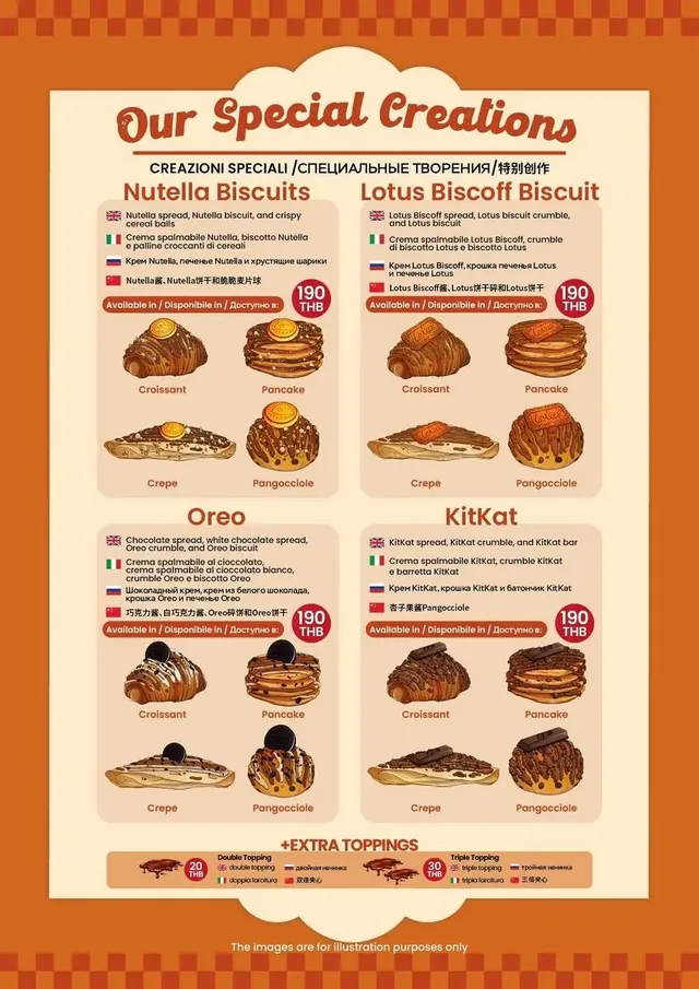Snack Global menu page 8