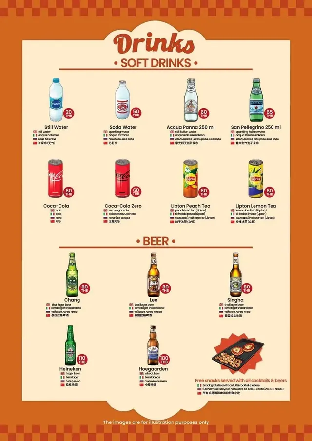 Snack Global menu page 18