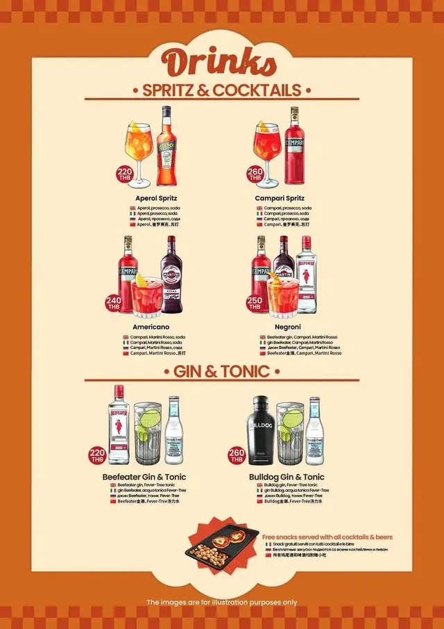 Snack Global menu page 19