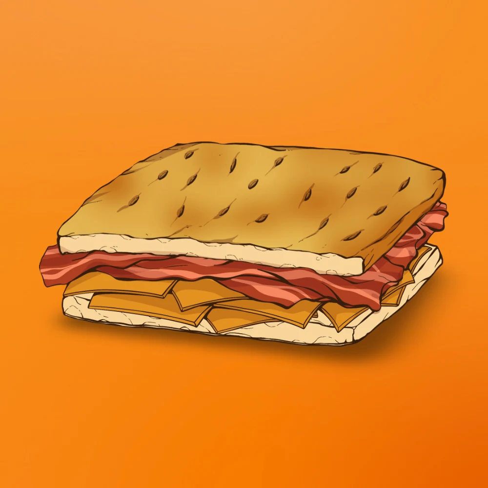 Sandwich Bacon & Cheddar at Snack Global in Kata Beach