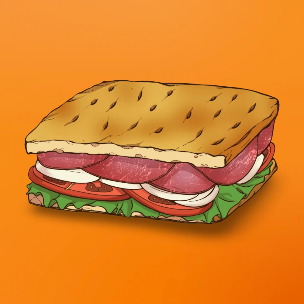 Sandwich Bresaola Light at Snack Global in Kata Beach
