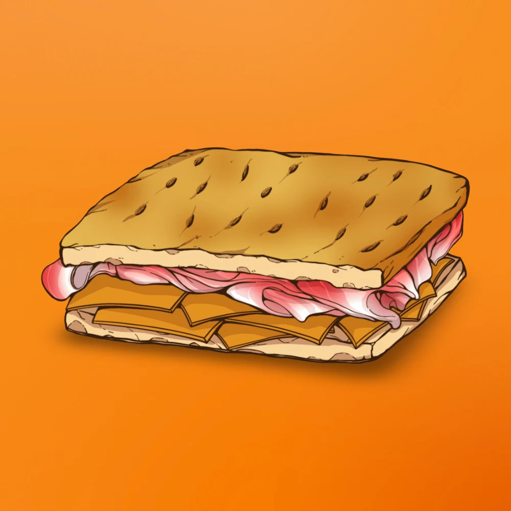 Sandwich Golden Cotto at Snack Global in Kata Beach