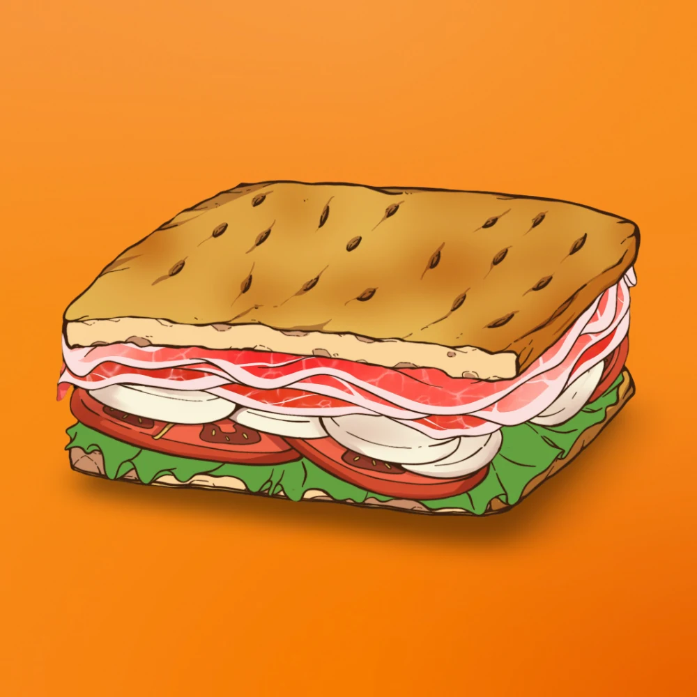 Sandwich Parma DOP at Snack Global in Kata Beach