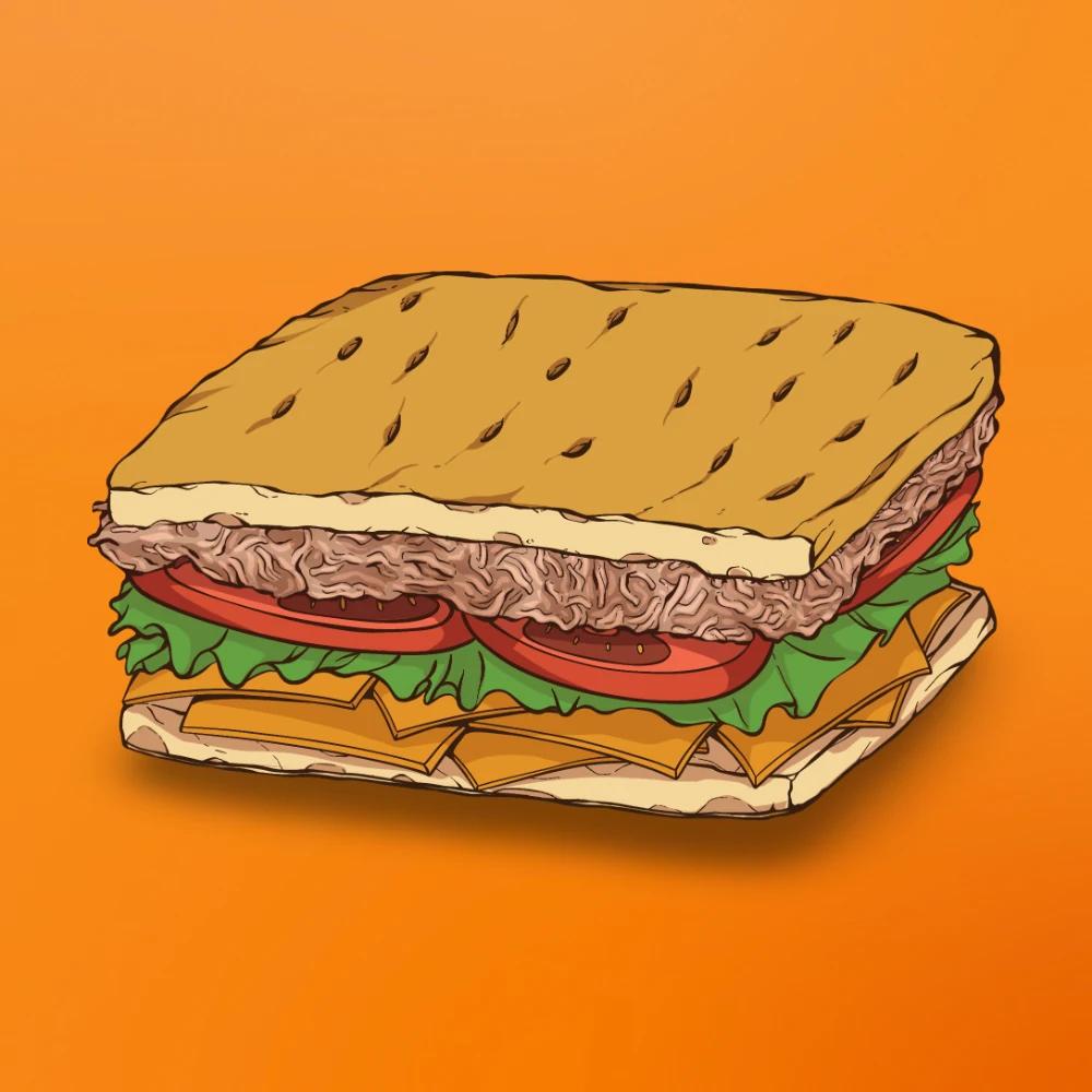 Sandwich Tuna Mayo at Snack Global in Kata Beach