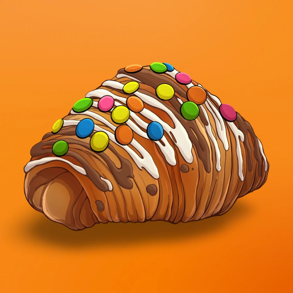Smarties Croissant at Snack Global in Kata Beach