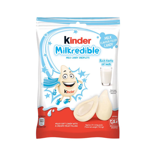 Kinder Milkredible Milk Candy Droplets (105.3g)
